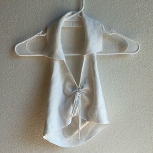 White Halter Top